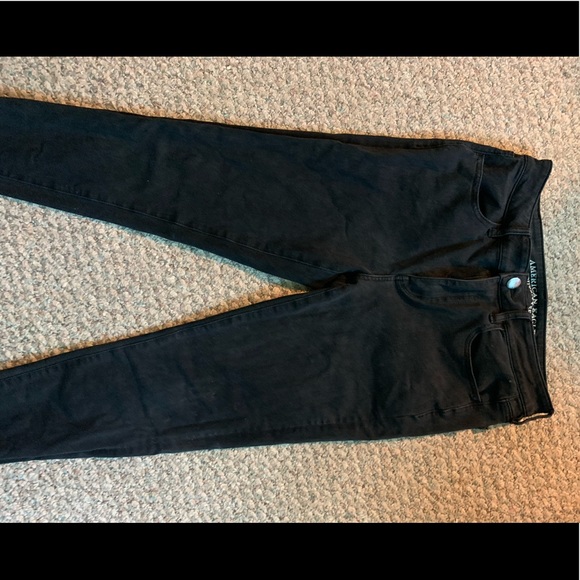 American Eagle Black Jeggings - Picture 2 of 4
